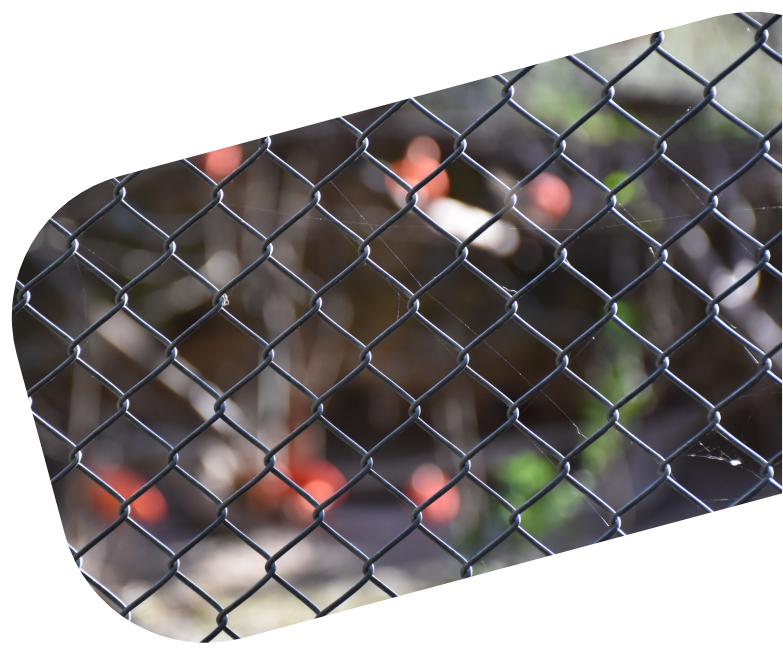 Commercial chain link fences.